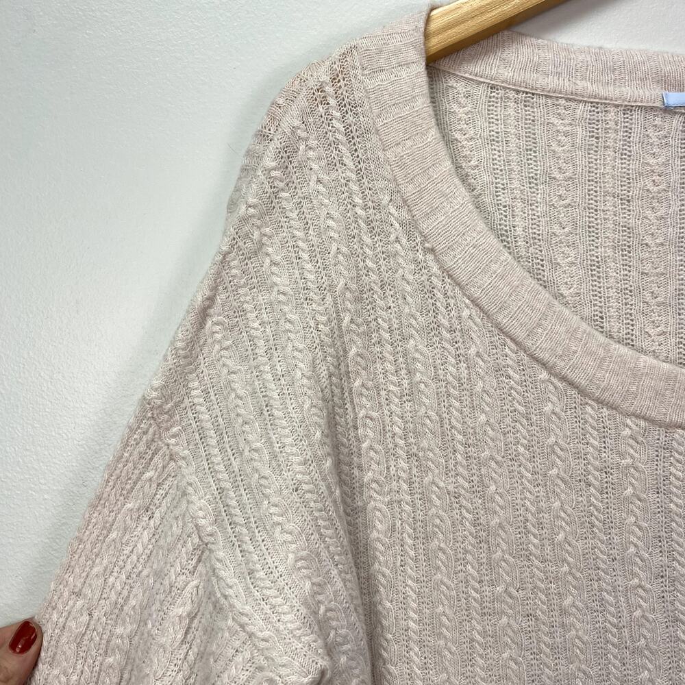 Eberjey Elsa Long Sleeve Top in Truffled Rose Medium - Picture 3 of 6